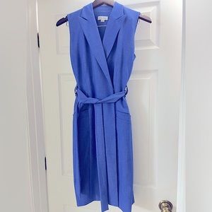 Sleeveless Calvin Klein zip up dress with pockets